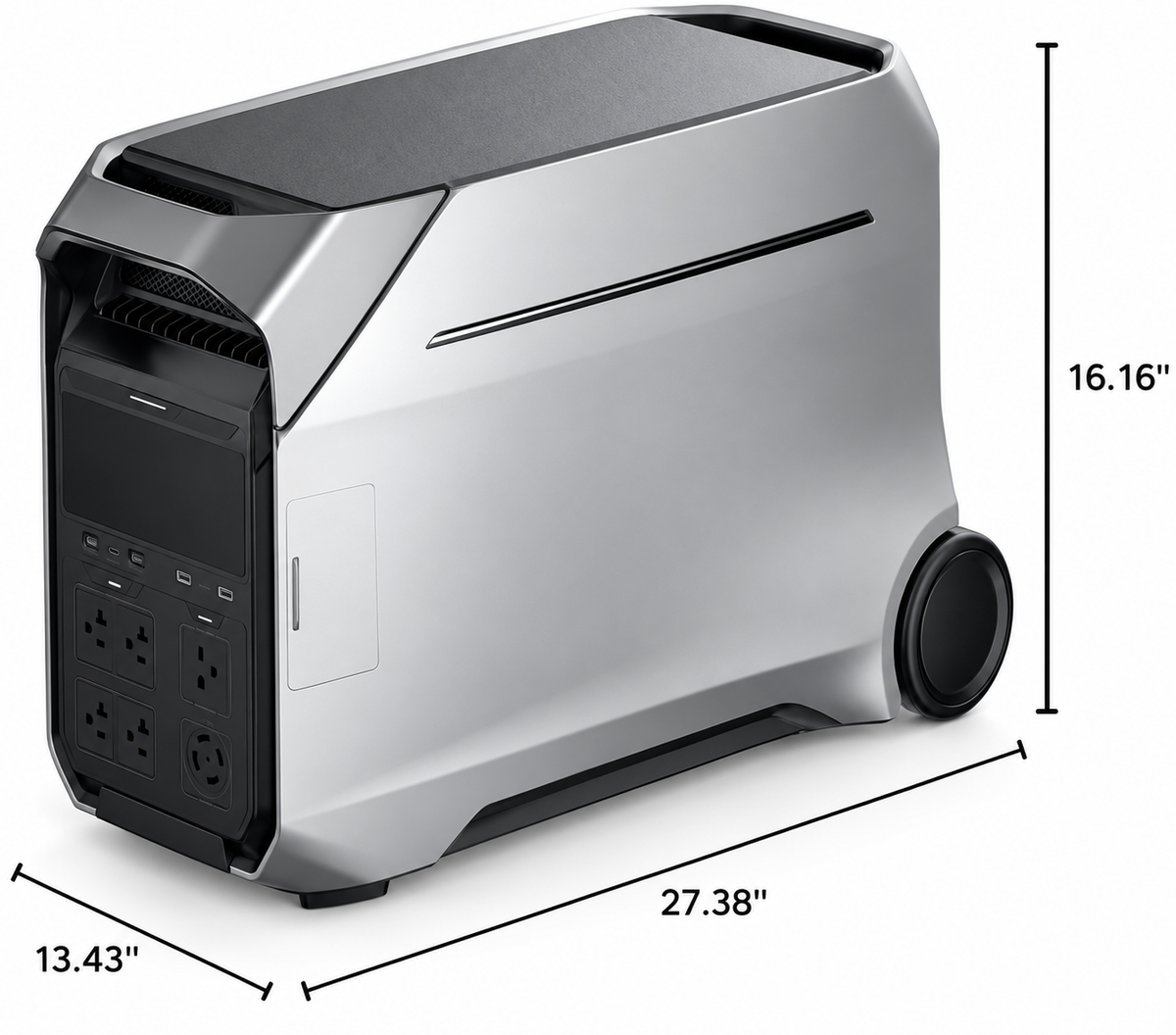 ⚡ 4096Wh Portable Power Station – 4000W/6000W Output & 120V/240V Backup