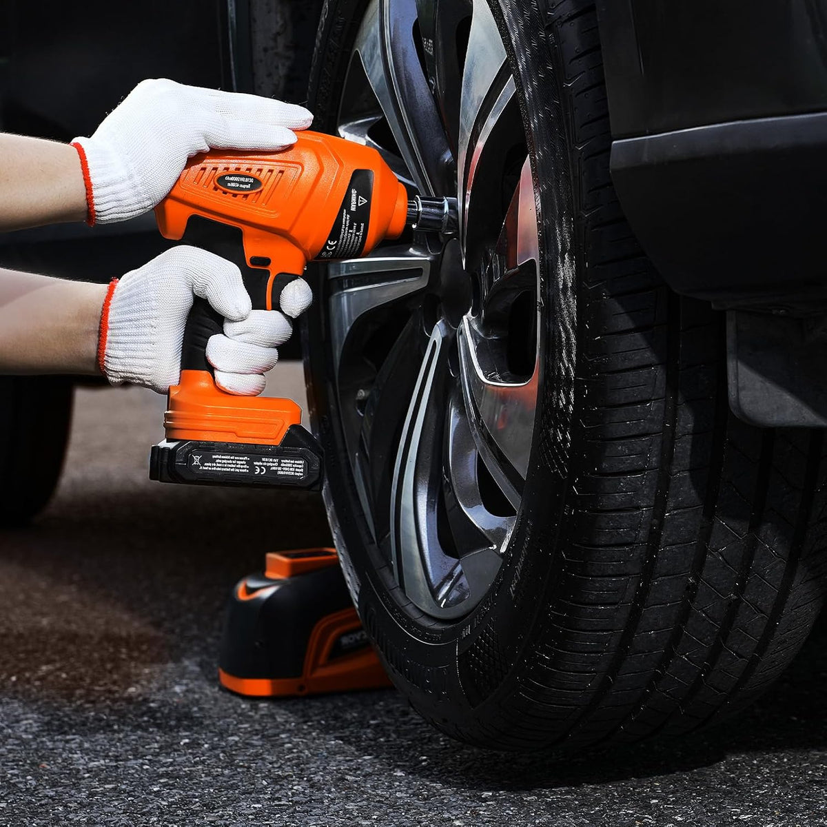 ⚡ Special Offer 🛠️Emergency Tire Change Kit - Electric Jack with Enhanced Safety Protection🛡️