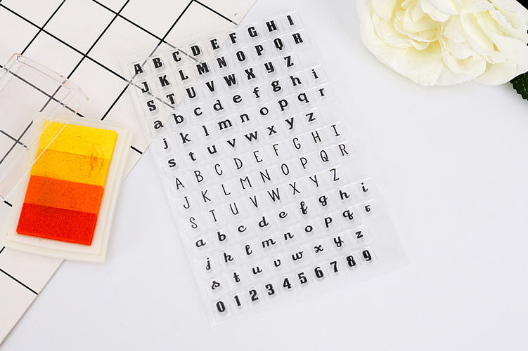 English Letters Clear Stamp - Stationery Pal