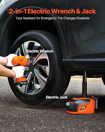 ⚡ Special Offer 🛠️Emergency Tire Change Kit - Electric Jack with Enhanced Safety Protection🛡️