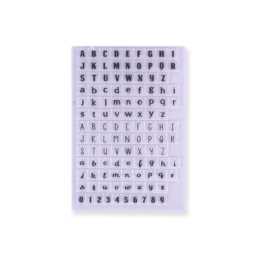 English Letters Clear Stamp - Stationery Pal