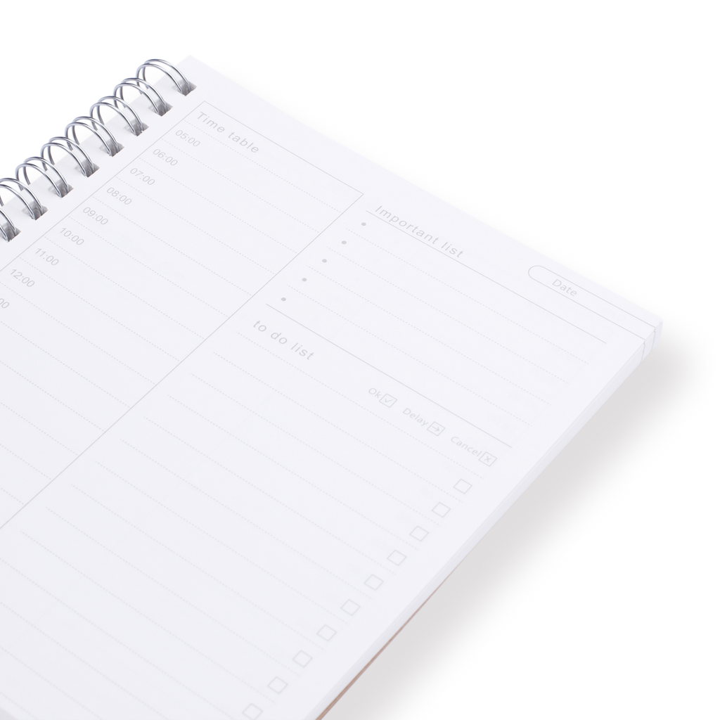 Kraft Paper Cover Daily Planner - Stationery Pal