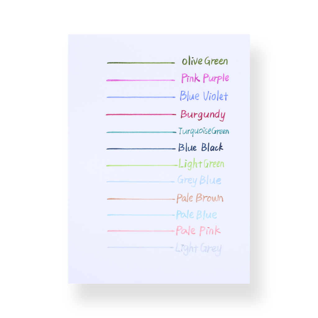 Pentel Fude Touch Brush Sign Pen - 12-Pack - 2020 New Colors - Stationery Pal