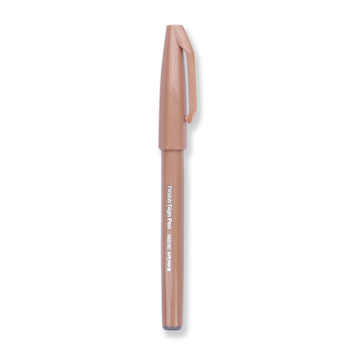 Pentel Fude Touch Brush Sign Pen - Pale Brown - 2020 New Colors - Stationery Pal