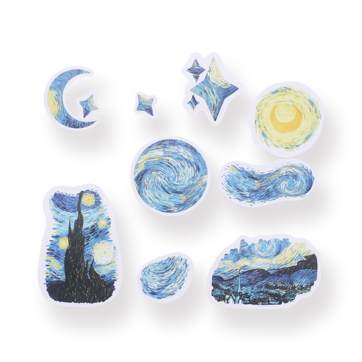 Starry Night Stickers - Stationery Pal