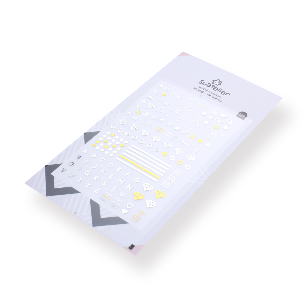 Suatelier Deco Shine Stickers - Stationery Pal