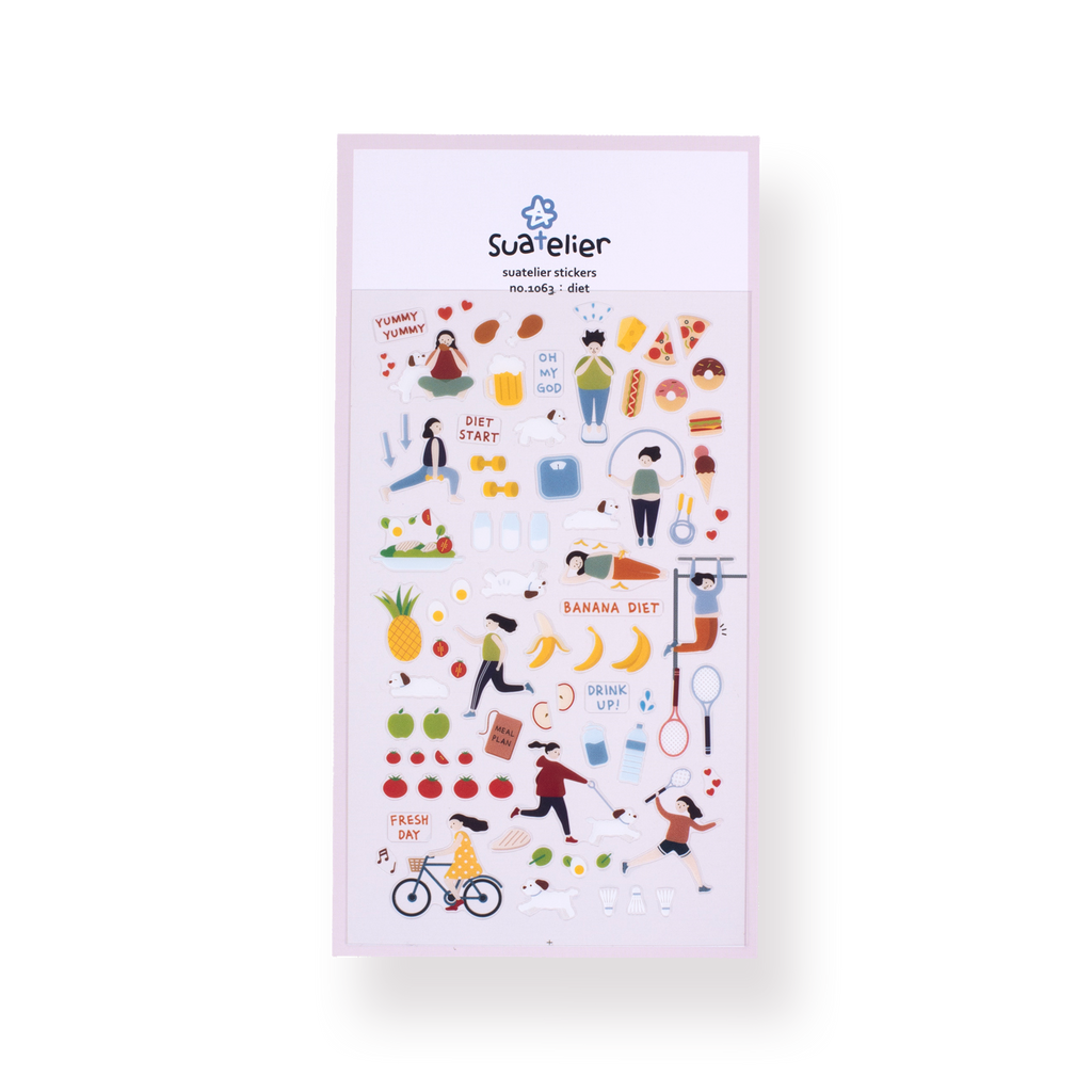 Suatelier Diet Stickers - Stationery Pal