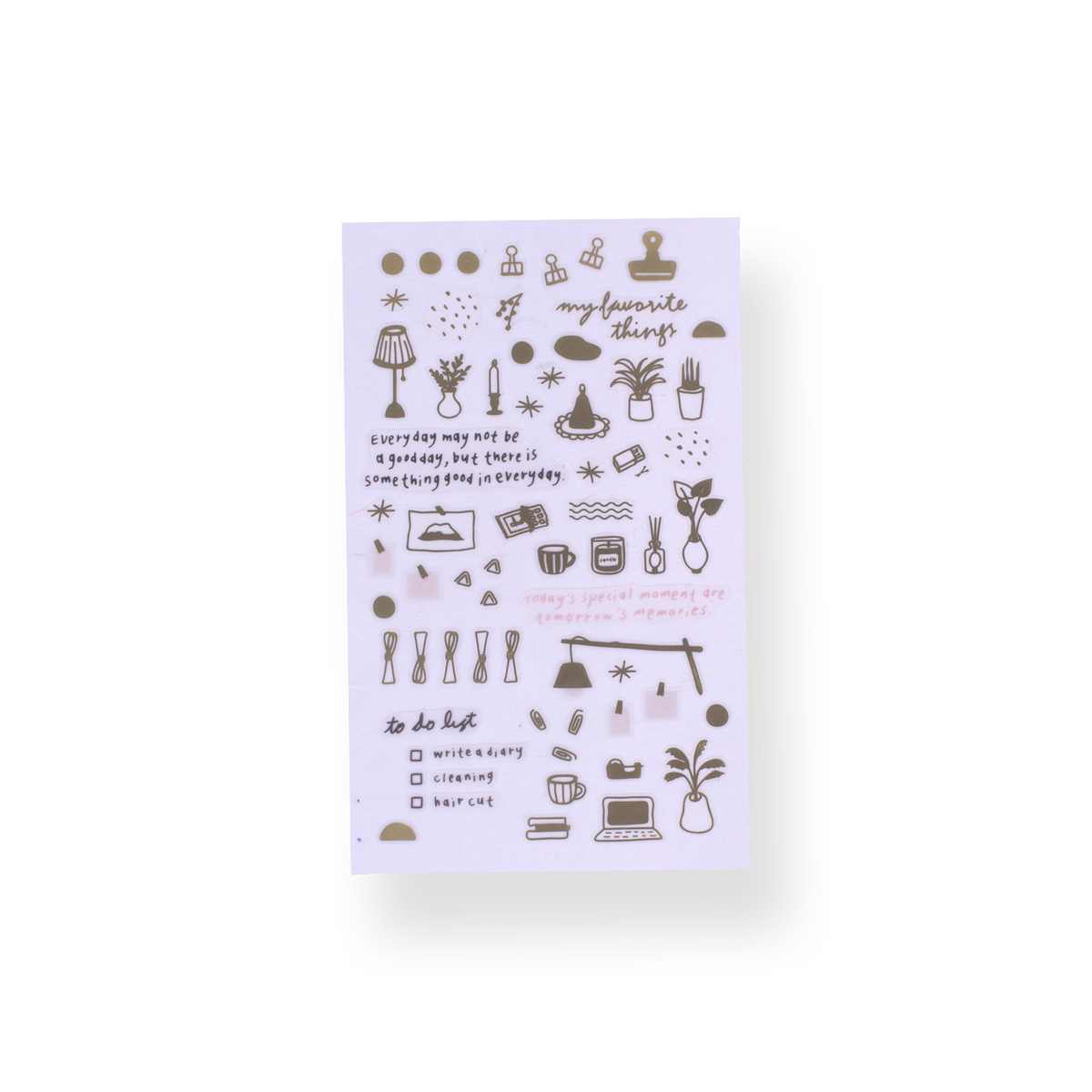 Suatelier On The Desk Stickers - Stationery Pal