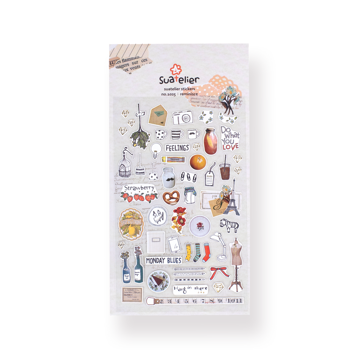Suatelier Reminisce Stickers - Stationery Pal