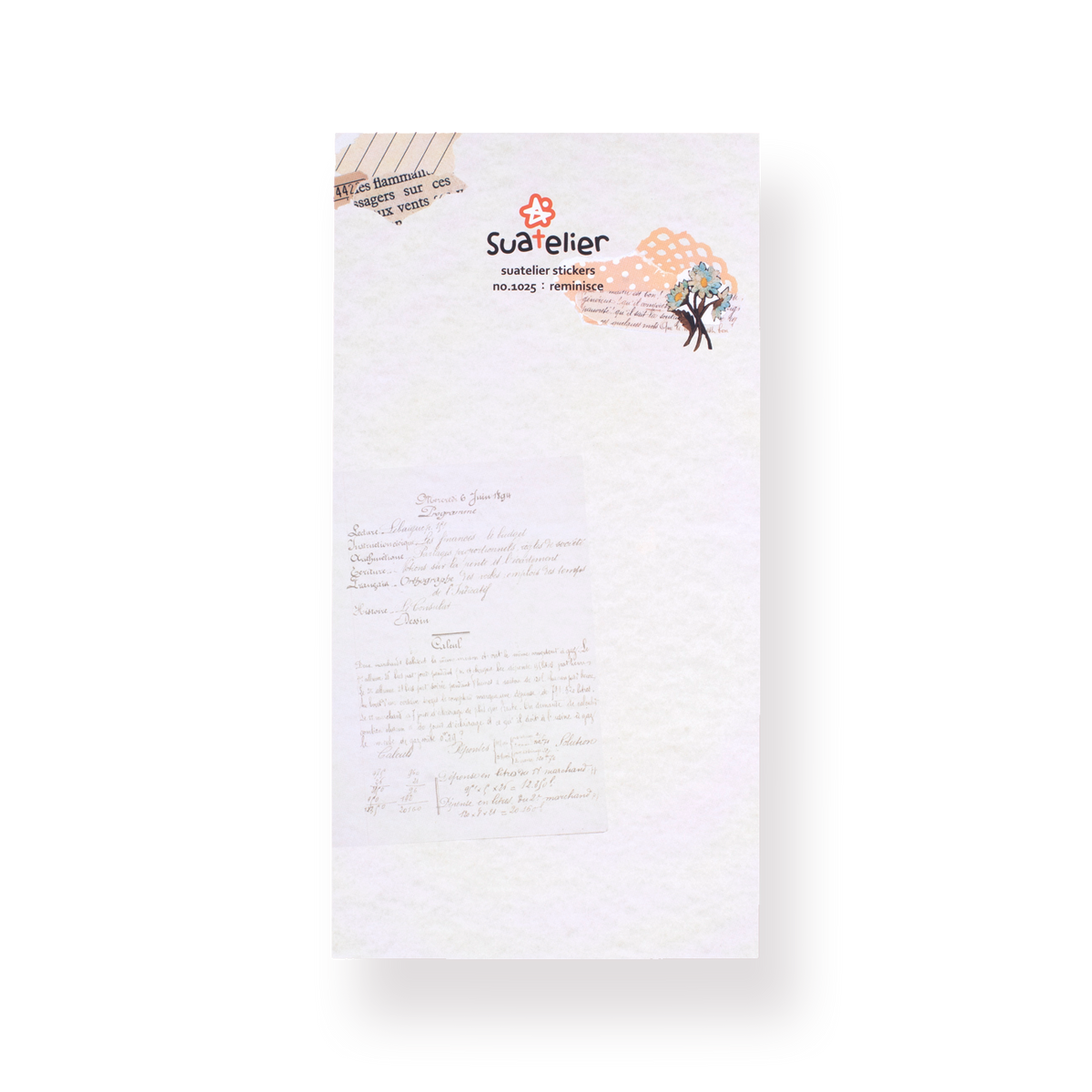 Suatelier Reminisce Stickers - Stationery Pal