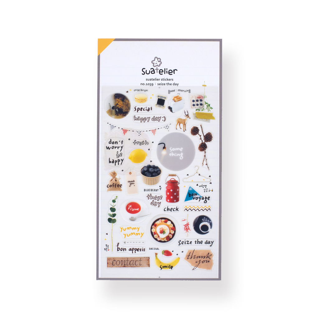 Suatelier Seize The Day Stickers - Stationery Pal