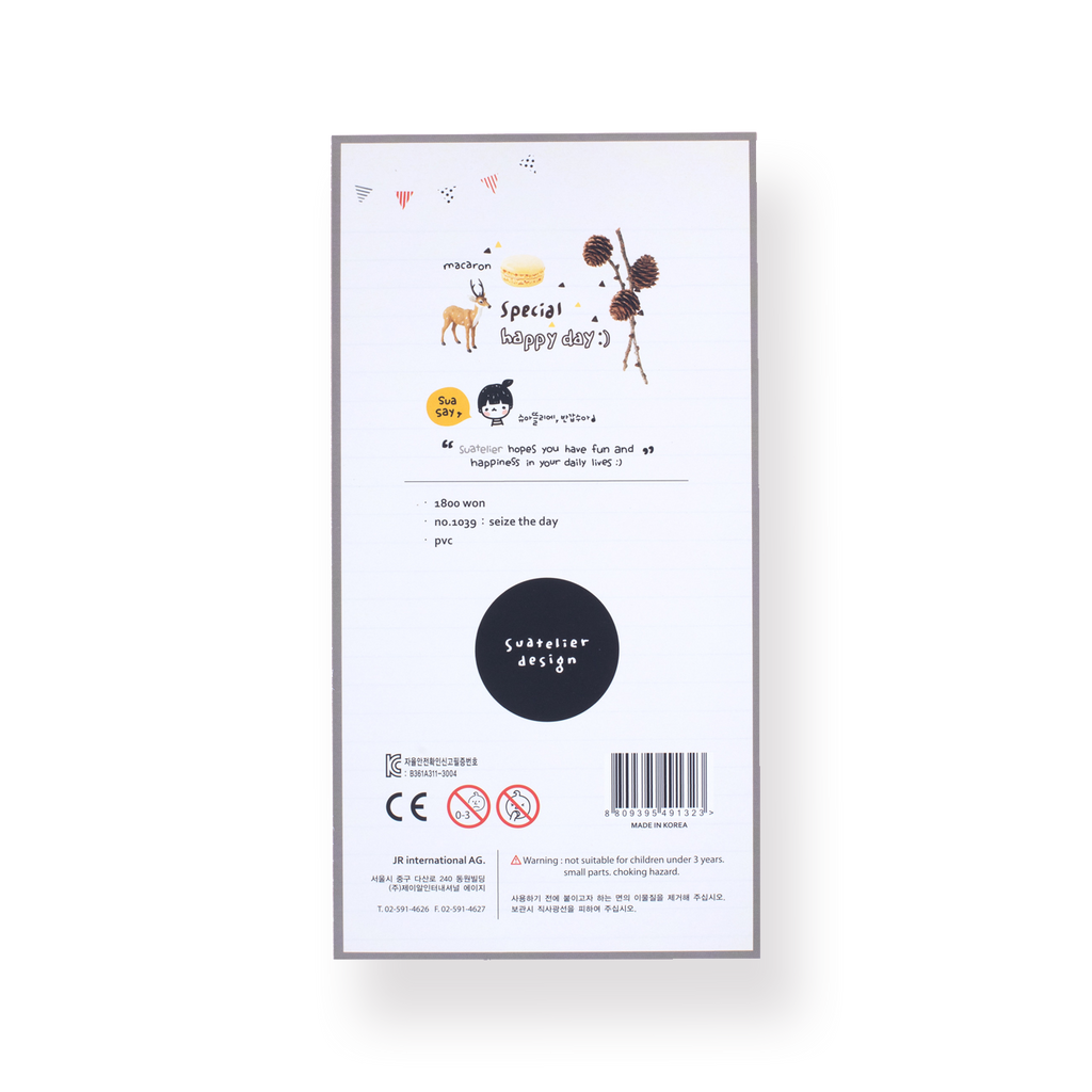 Suatelier Seize The Day Stickers - Stationery Pal