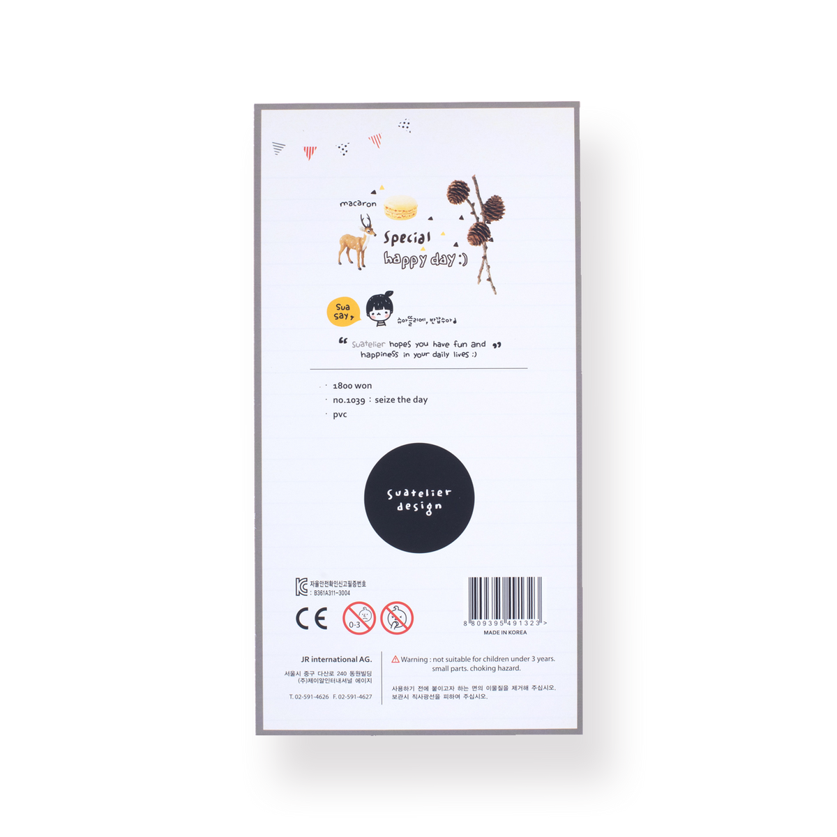 Suatelier Seize The Day Stickers - Stationery Pal