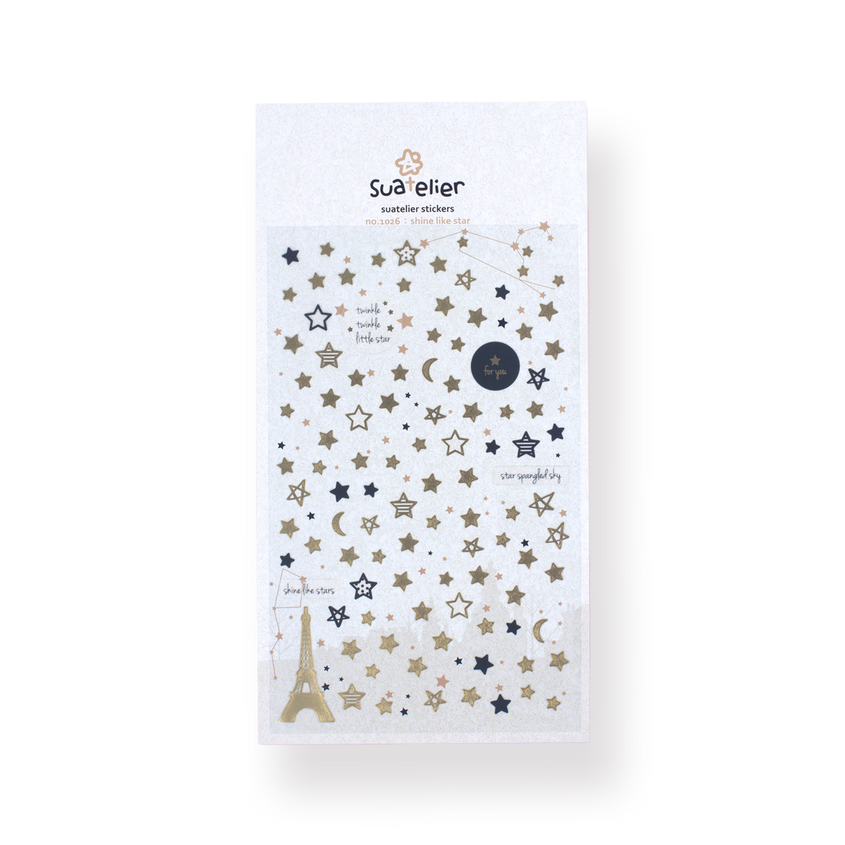 Suatelier Shine Like Star Stickers - Stationery Pal