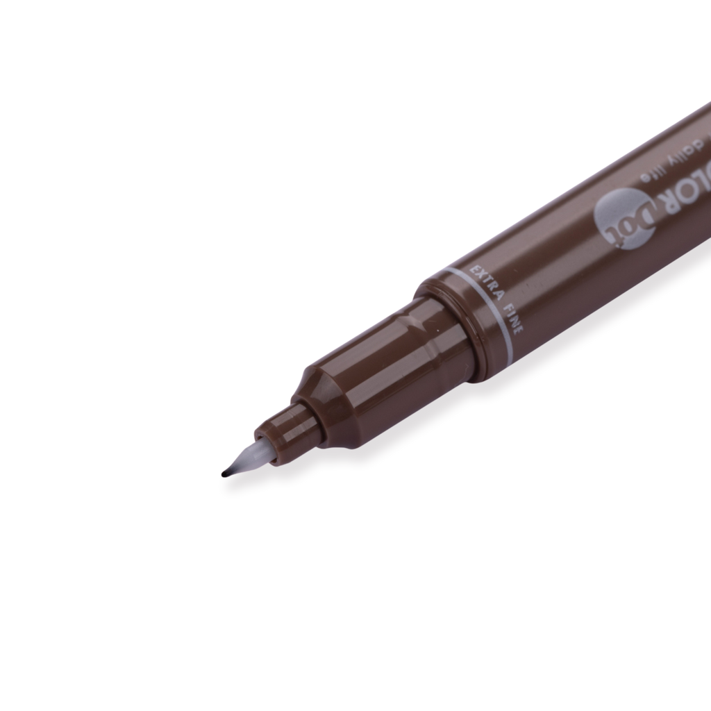 Tombow Play Color Dot Double-Sided Marker Fineliner - Brown - Stationery Pal