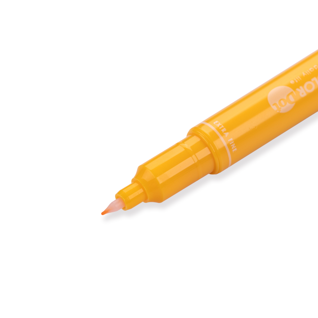 Tombow Play Color Dot Double-Sided Marker Fineliner - Honey Yellow - Stationery Pal