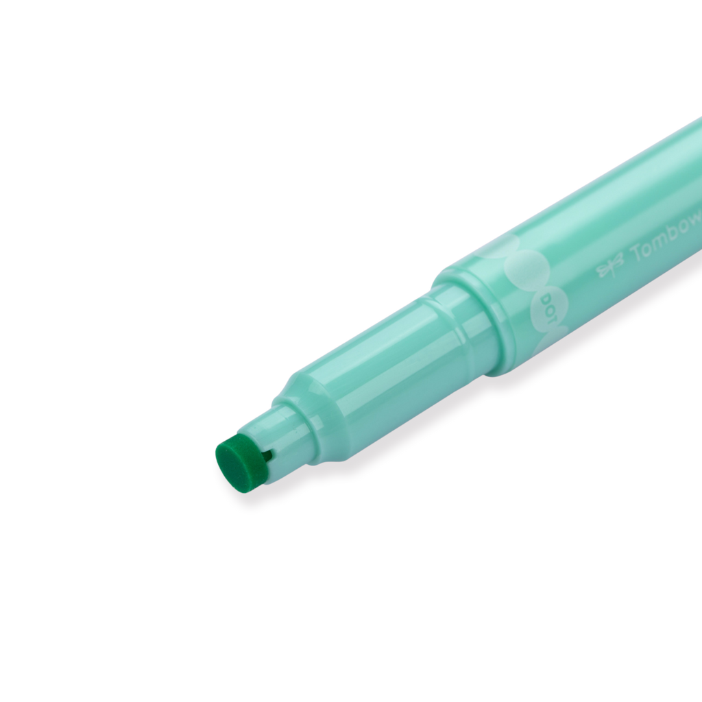 Tombow Play Color Dot Double-Sided Marker Fineliner - Mint Green - Stationery Pal