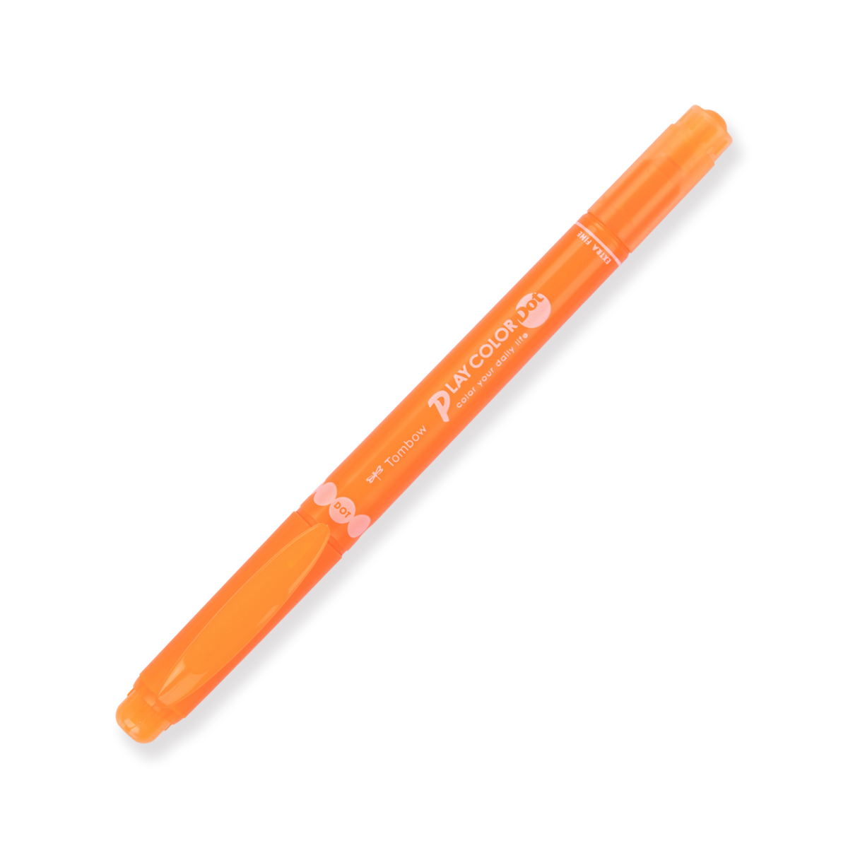 Tombow Play Color Dot Double-Sided Marker Fineliner - Orange - Stationery Pal