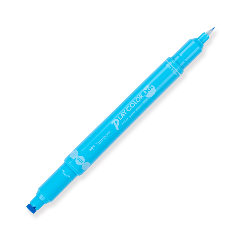 Tombow Play Color Dot Double-Sided Marker Fineliner - Sky Blue - Stationery Pal