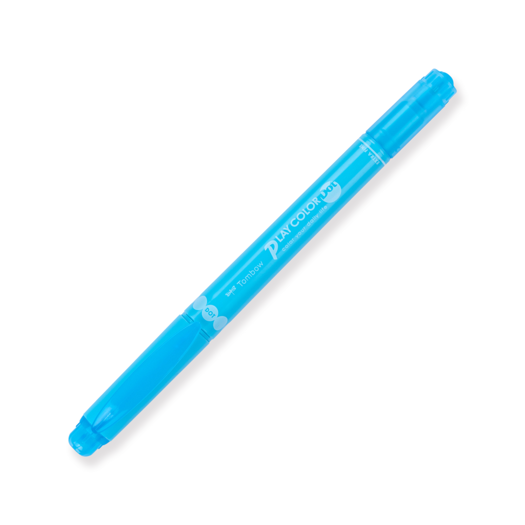 Tombow Play Color Dot Double-Sided Marker Fineliner - Sky Blue - Stationery Pal