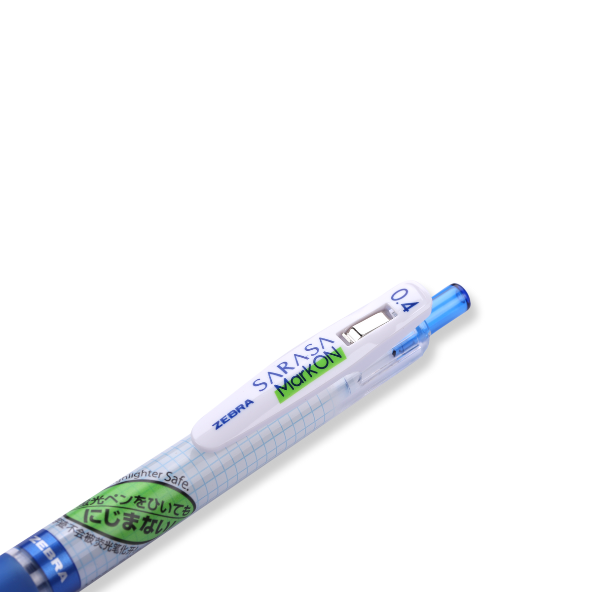 Zebra Sarasa Mark On Gel Pen - 0.4 mm - Blue - Stationery Pal