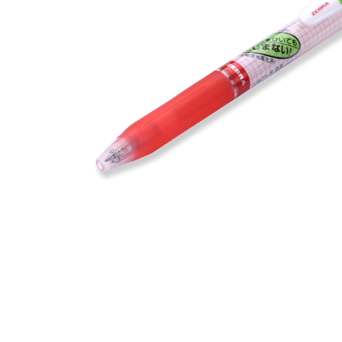 Zebra Sarasa Mark On Gel Pen - 0.4 mm - Red - Stationery Pal