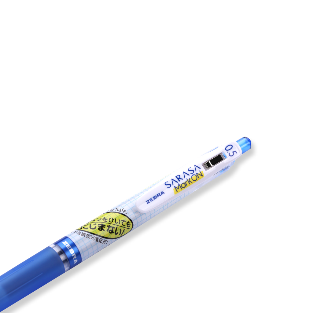 Zebra Sarasa Mark On Gel Pen - 0.5 mm - Blue - Stationery Pal