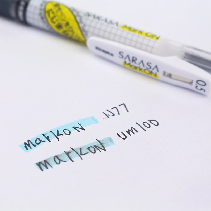 Zebra Sarasa Mark On Gel Pen - 0.4 mm - Black - Stationery Pal