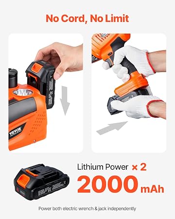 ⚡ Special Offer 🛠️Emergency Tire Change Kit - Electric Jack with Enhanced Safety Protection🛡️
