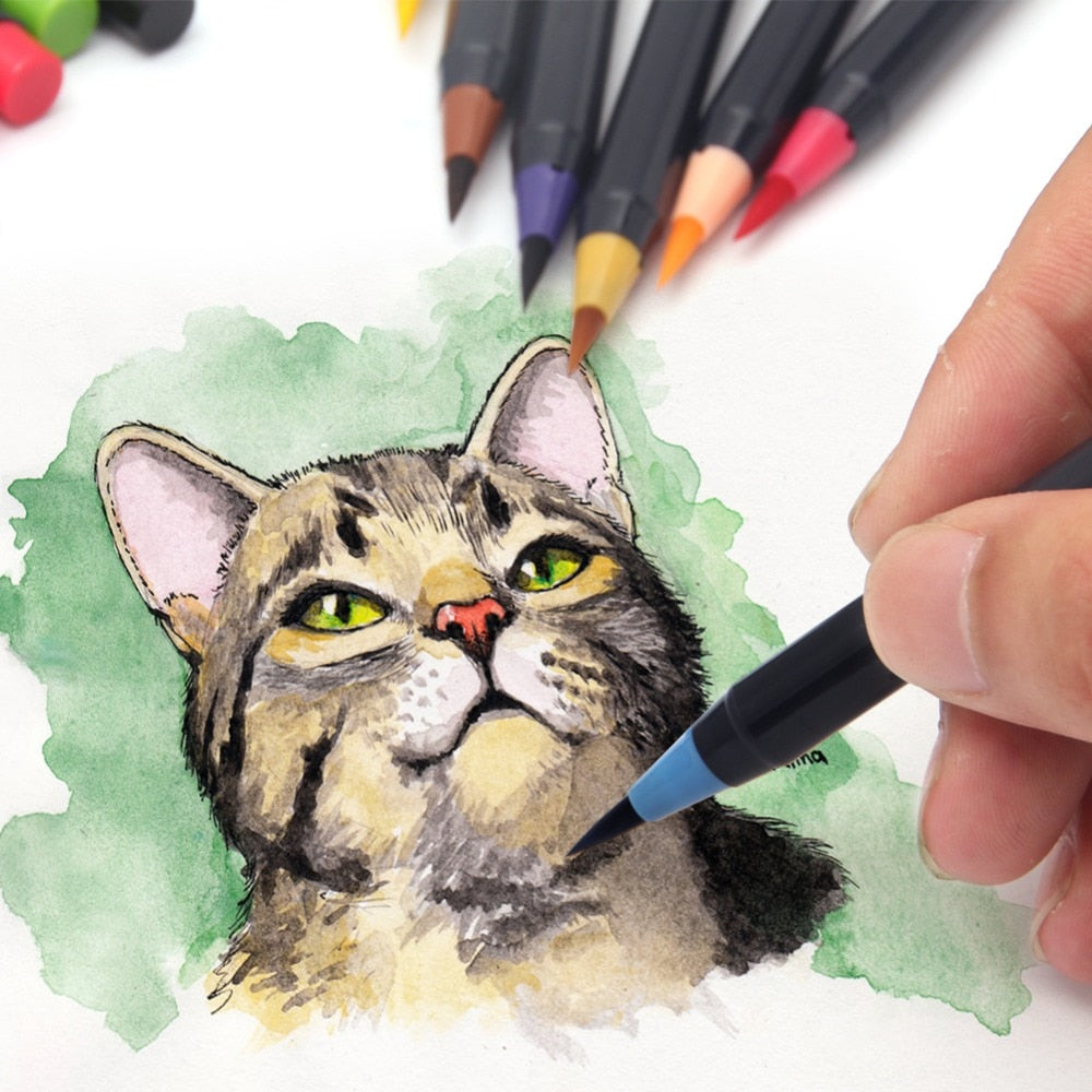 Watercolor Brush (Set of 20) - Stationery Pal